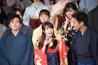 「ちはやふる －結び－」完成披露試写会の様子。