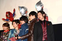 「劇場版 ウルトラマンジード つなぐぜ！ 願い!!」完成披露上映会の様子。