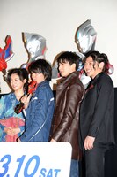 「劇場版 ウルトラマンジード つなぐぜ！ 願い!!」完成披露上映会の様子。