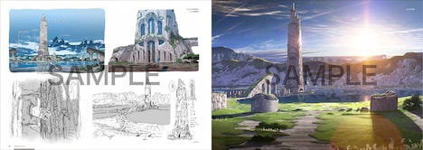 「さよならの朝に約束の花をかざろう 公式美術画集」中面