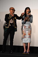 「レオン」初日舞台挨拶の様子。