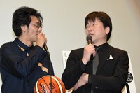 「blank13」舞台挨拶の様子。