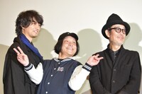 左から齊藤工、永野、リリー・フランキー。