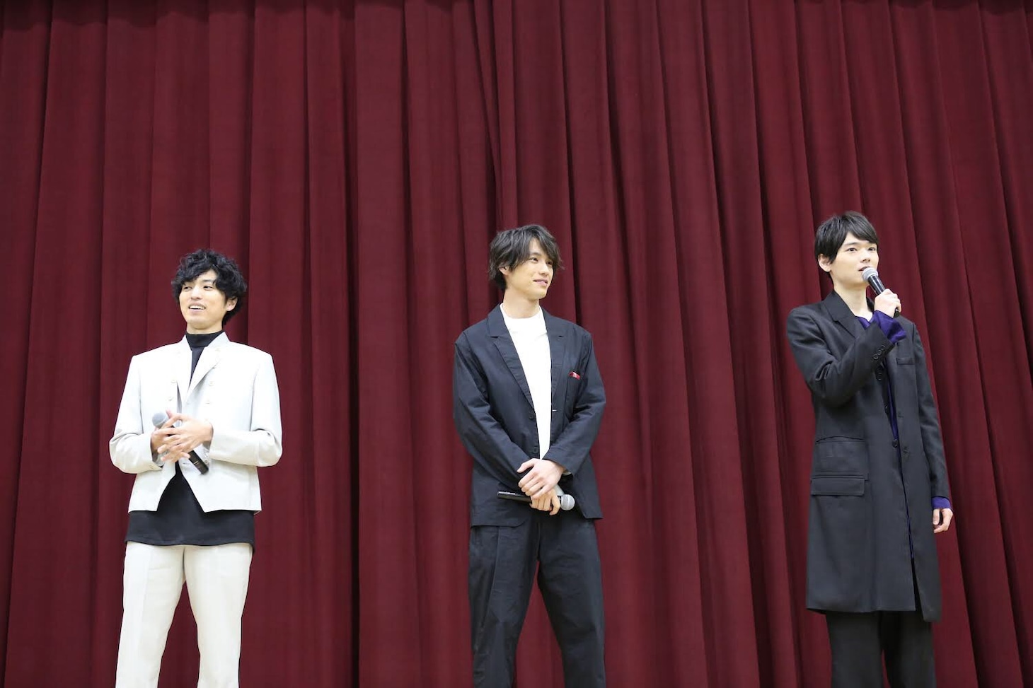 左から桐山漣、福士蒼汰、古川雄輝。