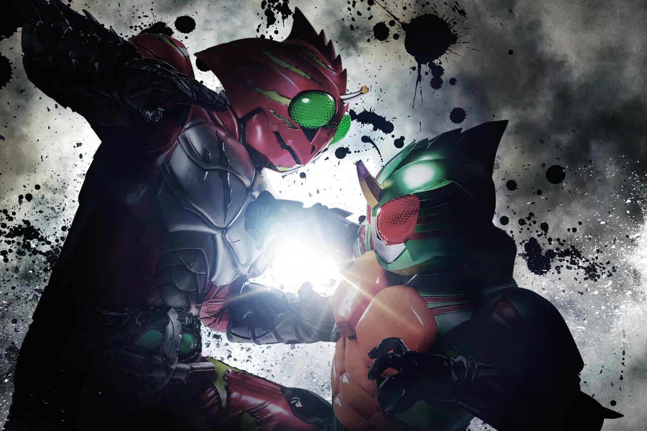 新品　仮面ライダーアマゾンズ　THE MOVIE　最後ノ審判　B2　ポスター アマゾンズの歴史を4分の特別映像でおさらい！そして、入場者