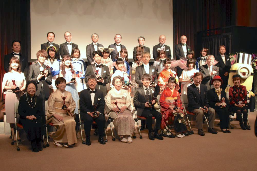 第12回声優アワード、フォトセッションの様子。