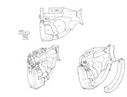 コイルガンの設定画。