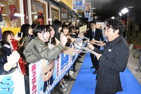 「ボス・ベイビー」ジャパンプレミアのブルーカーペットイベントの様子。