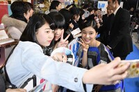 「ボス・ベイビー」ジャパンプレミアのブルーカーペットイベントの様子。