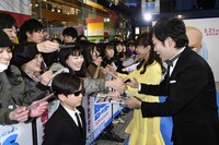 「ボス・ベイビー」ジャパンプレミアのブルーカーペットイベントの様子。