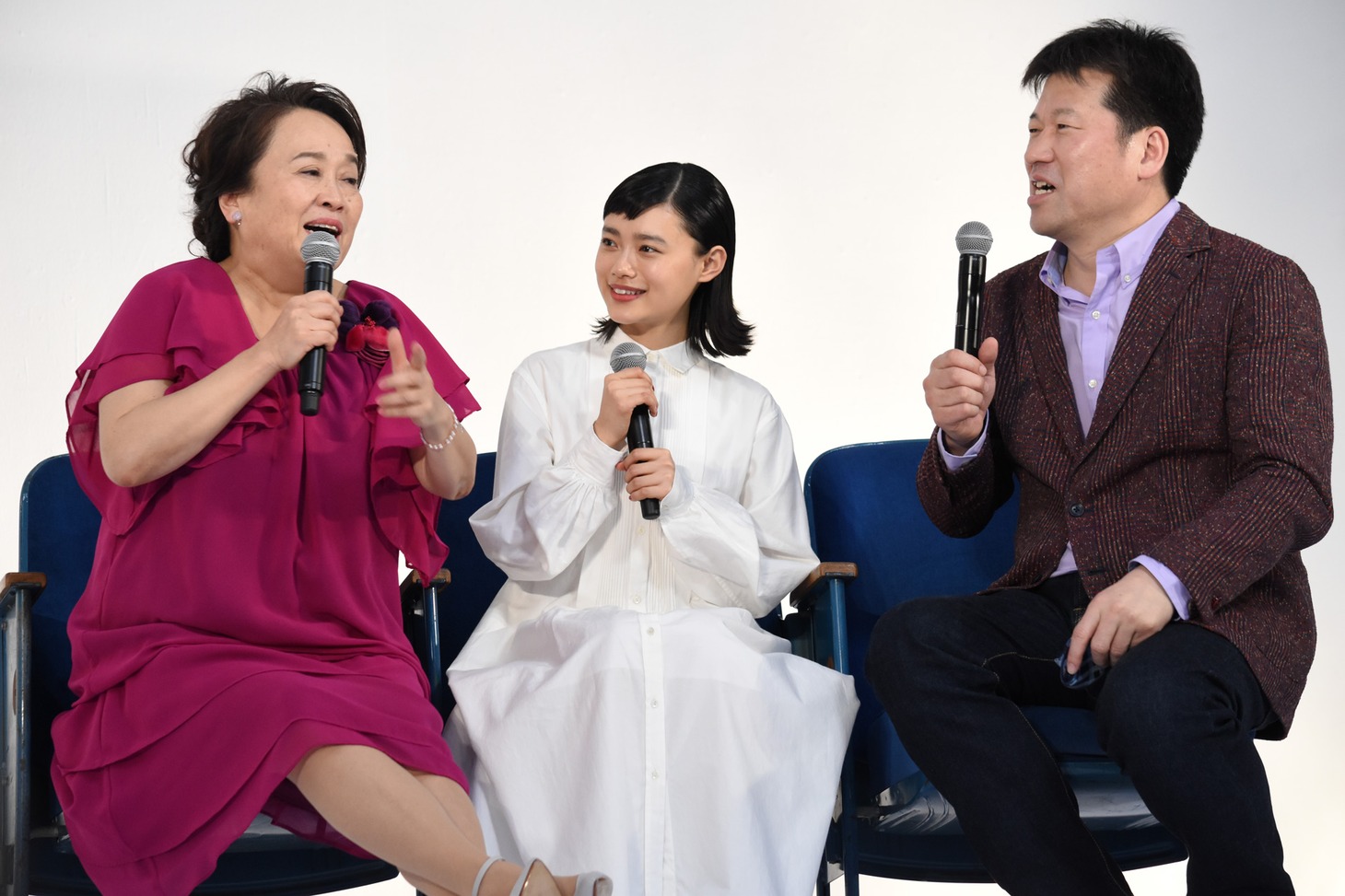 「メアリと魔女の花」Blu-ray / DVD発売記念イベントの様子。