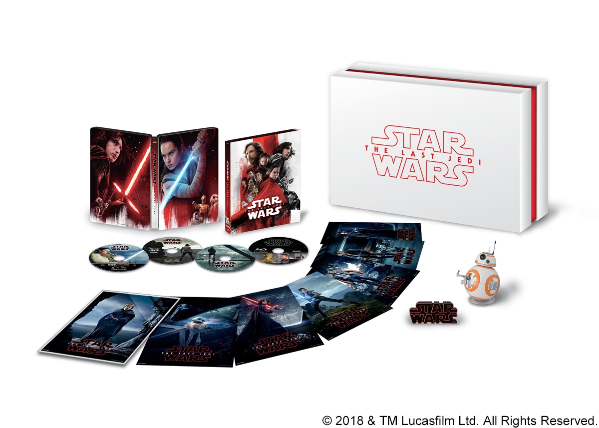 「スター・ウォーズ／最後のジェダイ」初回限定版4K UHD MovieNEX プレミアムBOX展開図