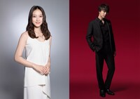 左から武井咲、EXILE TAKAHIRO。