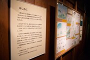 「毛虫のボロ」展示スペースの様子。