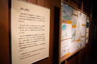 「毛虫のボロ」展示スペースの様子。