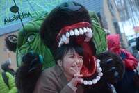 メロン熊と岡田麿里。