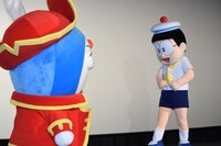 ドラえもんと野比のび太。