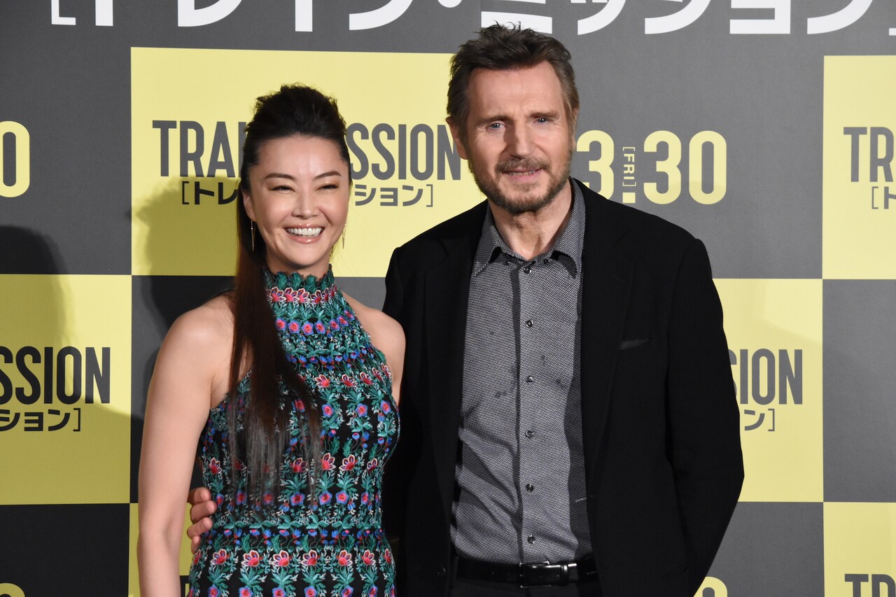 リーアム・ニーソンが13年ぶりに来日、観月ありさへ「伝説の少女を聴いたよ」