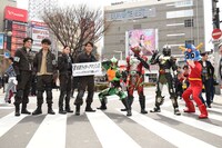 「四谷消防署 安全安心フェア」の様子。