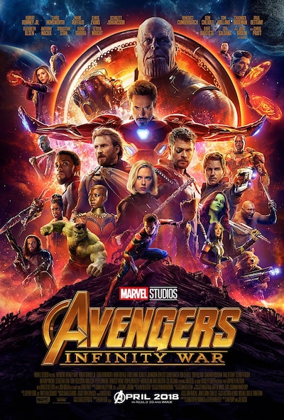 「アベンジャーズ／インフィニティ・ウォー」US版ポスタービジュアル