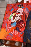 「クソ野郎と美しき世界」に登場する絵画。