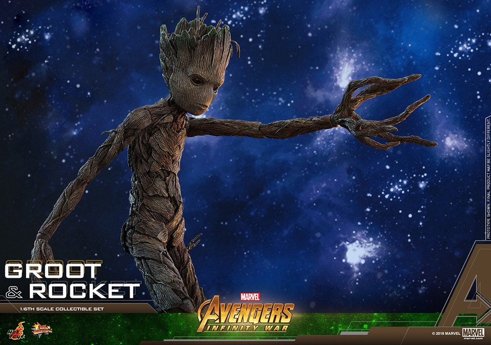 【ムービー・マスターピース】「アベンジャーズ／インフィニティ・ウォー」1/6スケールフィギュア グルート＆ロケットより、グルートのフィギュア。