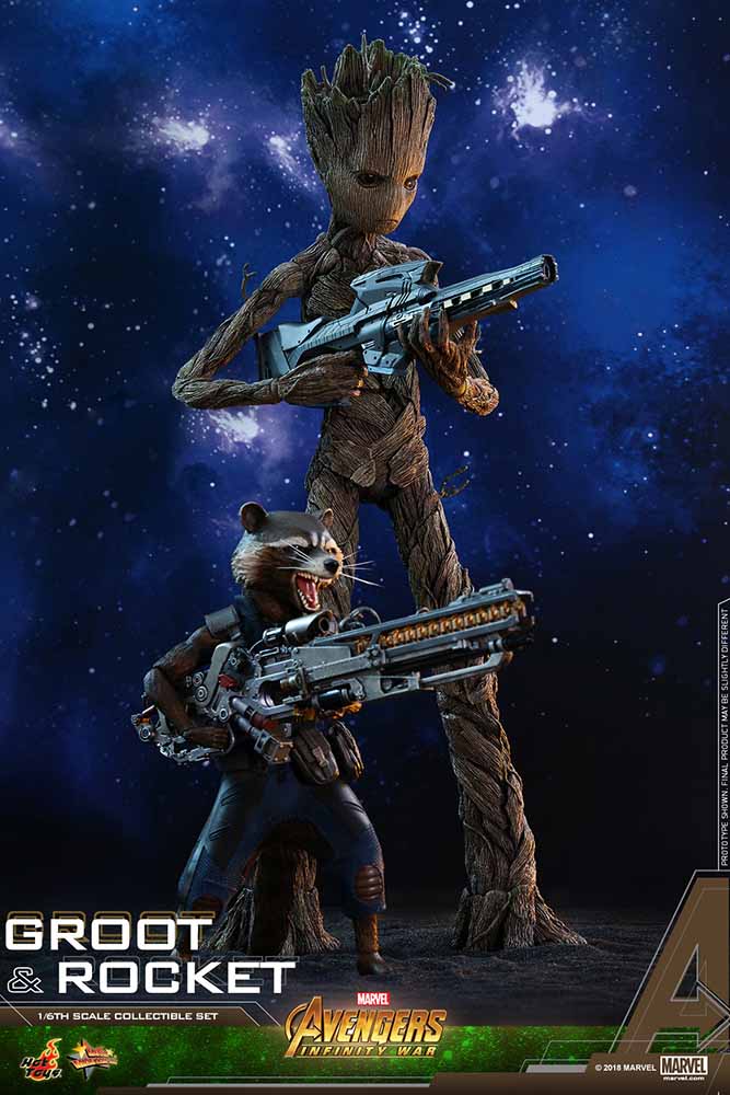 【ムービー・マスターピース】「アベンジャーズ／インフィニティ・ウォー」1/6スケールフィギュア グルート＆ロケット