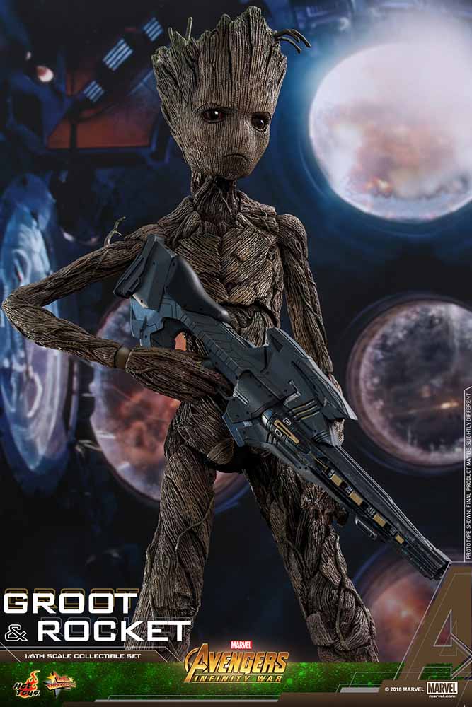 【ムービー・マスターピース】「アベンジャーズ／インフィニティ・ウォー」1/6スケールフィギュア グルート＆ロケットより、グルートのフィギュア。