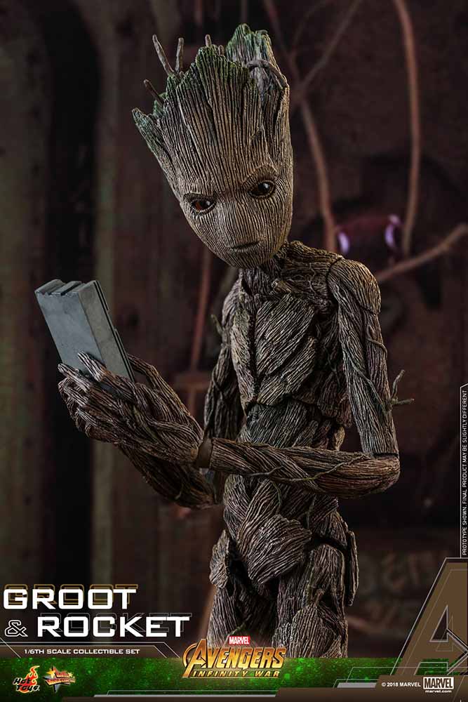 【ムービー・マスターピース】「アベンジャーズ／インフィニティ・ウォー」1/6スケールフィギュア グルート＆ロケットより、グルートのフィギュア。