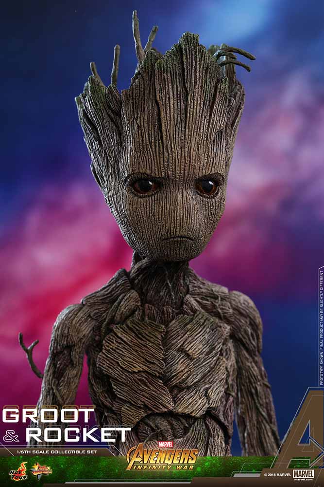 【ムービー・マスターピース】「アベンジャーズ／インフィニティ・ウォー」1/6スケールフィギュア グルート＆ロケットより、グルートのフィギュア。
