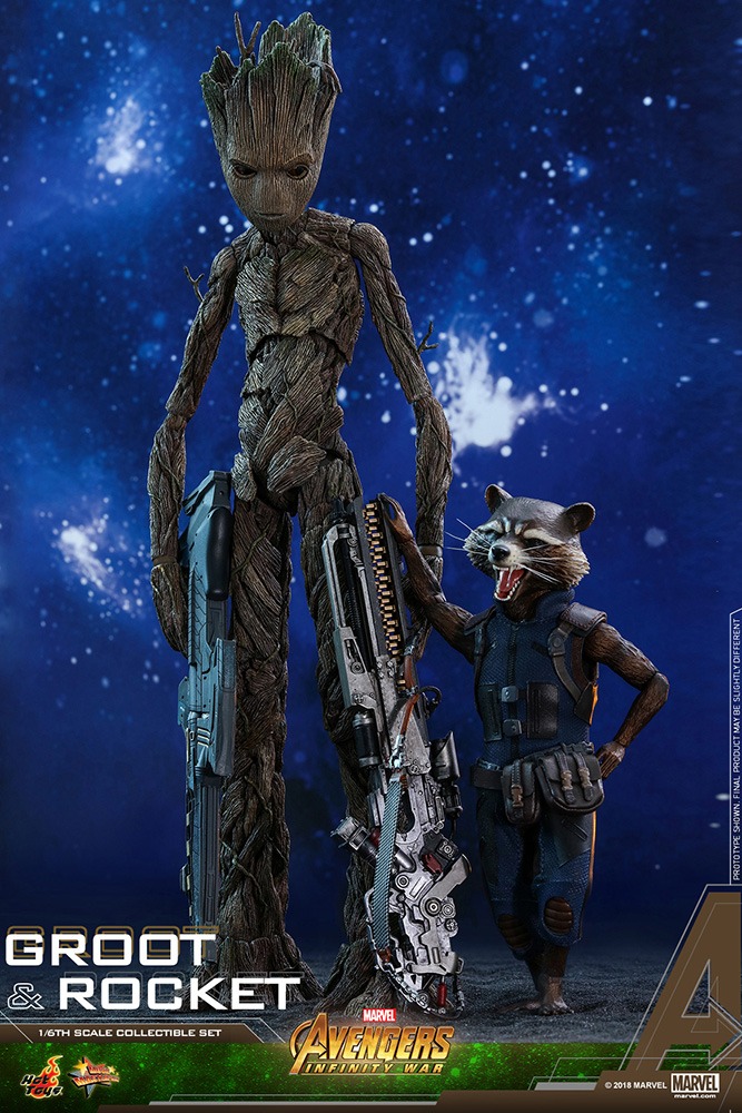 【ムービー・マスターピース】「アベンジャーズ／インフィニティ・ウォー」1/6スケールフィギュア グルート＆ロケット