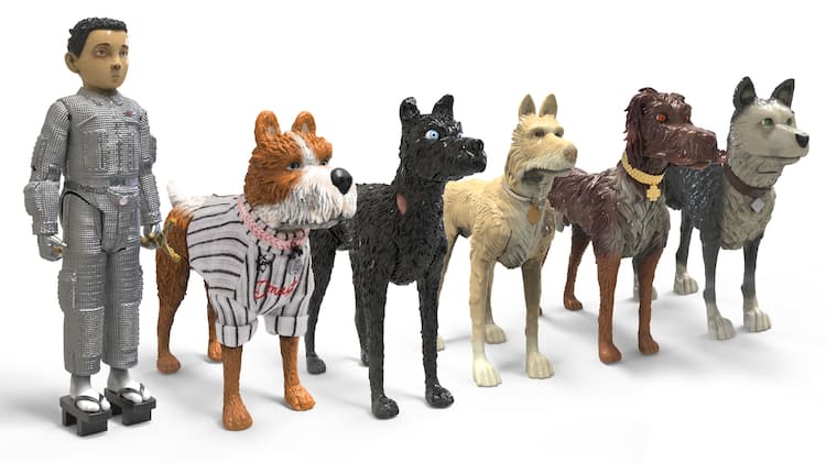 犬ヶ島」ウェス・アンダーソン監修フィギュア6体付きのムビチケ発売 