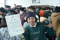 ゆうばりファンタランド大賞（観客賞）グランプリを獲得した「カメラを止めるな！」の監督・上田慎一郎。