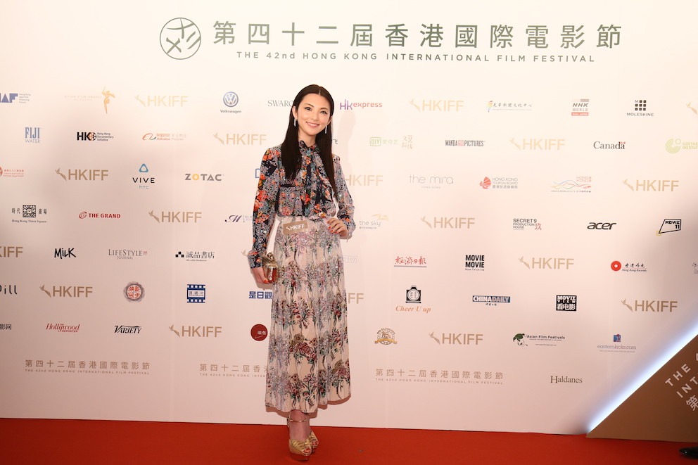 第42回香港国際映画祭に参加した田中麗奈。