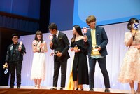 恋愛診断テストコーナーの様子。