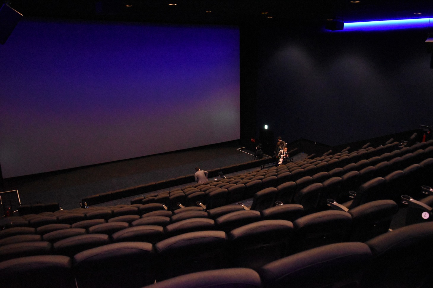 TOHOシネマズ 日比谷のIMAXデジタルシアター導入スクリーン。