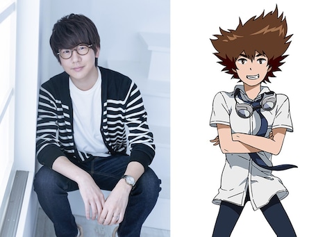 左から花江夏樹、八神太一。