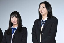 左から上野優華、武田玲奈。