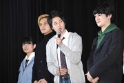 左から海田朱音、水野勝、貴志晃平、大和孔太。