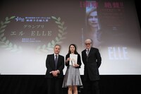 「第2回 BS10 スターチャンネル映画予告編大賞」授賞式の様子。