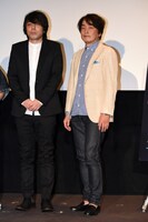 左から三浦大輔、石田衣良。