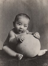 0歳の頃の三船敏郎。