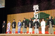 「のみとり侍」完成披露試写会の様子。