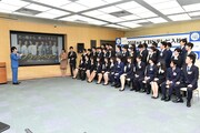 TBS入社式の様子。(c)TBS