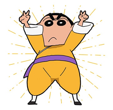 「クレヨンしんちゃん ～カンフー編～」LINEスタンプ