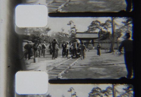 「柳生武芸帳」撮影風景