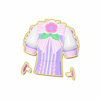 フラワーショップバーベナコーデのトップス。