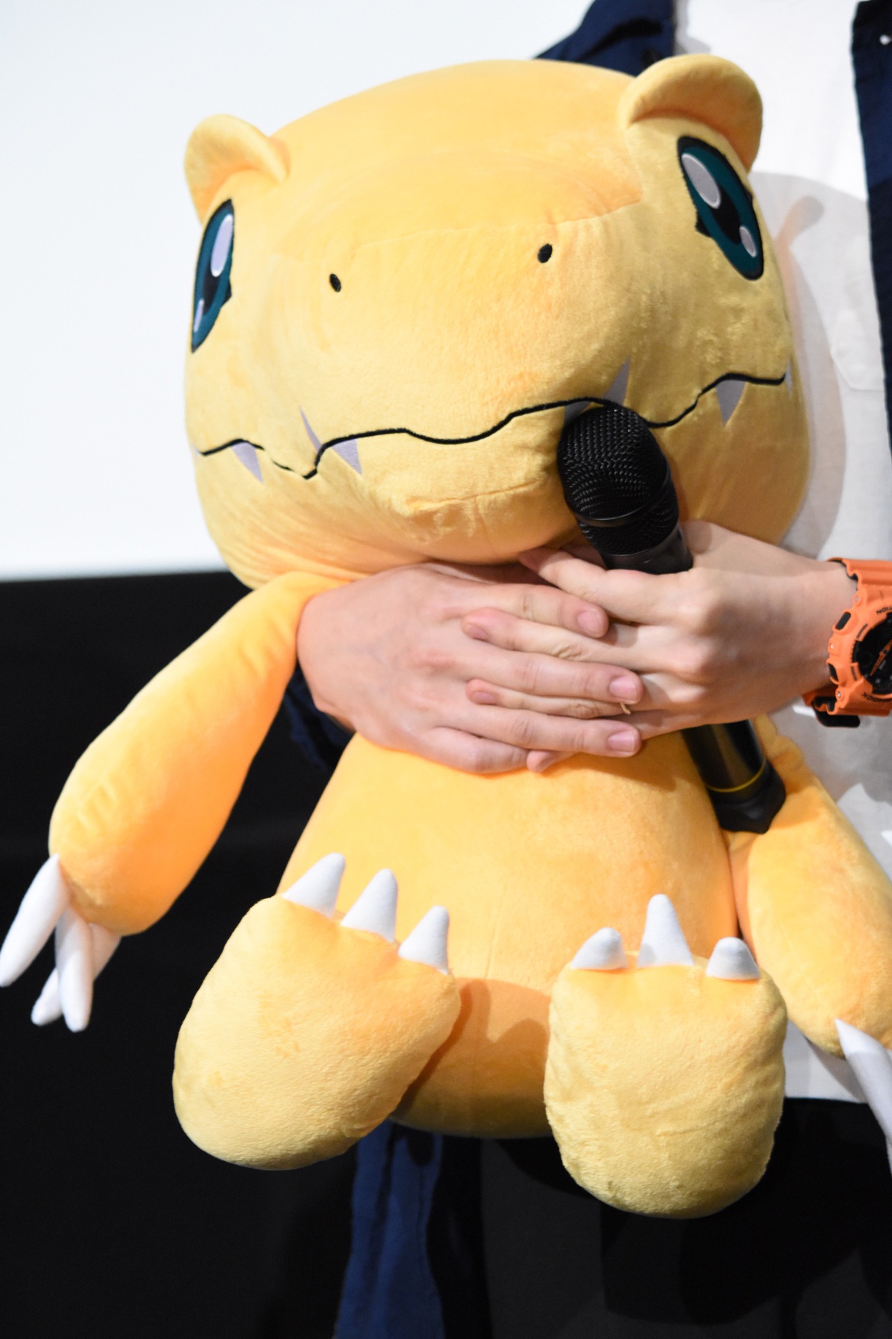 花江夏樹演じる八神太一のパートナー、アグモン。