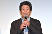 2016年9月「レッドタートル ある島の物語」の舞台挨拶に出席した高畑勲。