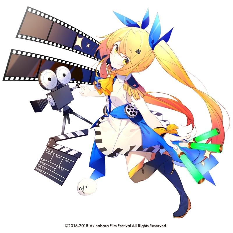 「第3回 秋葉原映画祭2018」公式キャラクターの嶋音ミル。